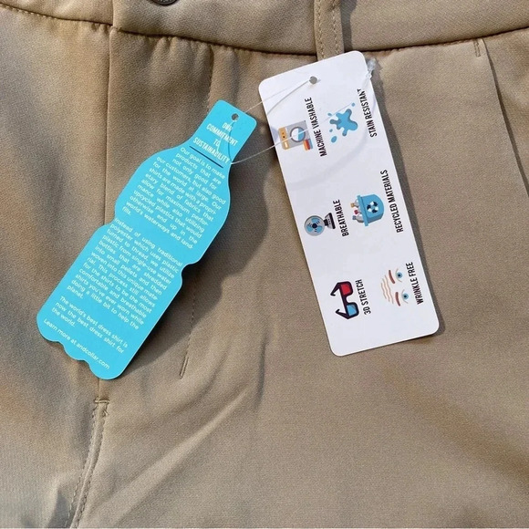 &Collar Range 2.0 Athletic Fit 30x32‎ Khaki New With Tag 3D Stretch - Picture 7 of 12